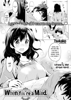 When You’re A Maid