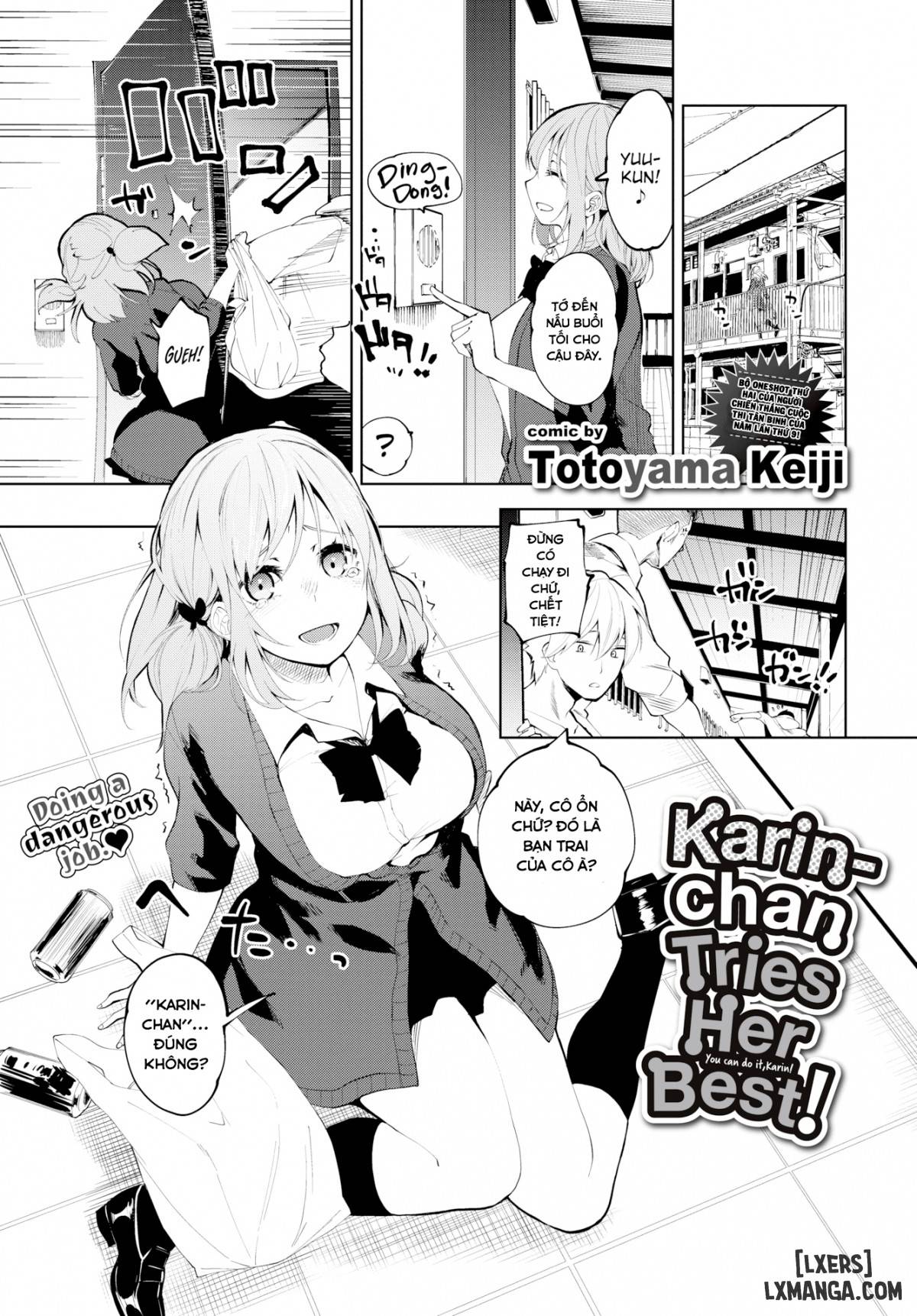 Karin-Chan Tries Her Best!