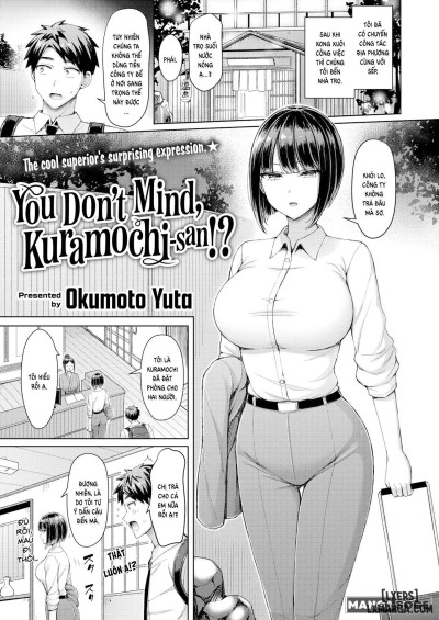 You Don't Mind, Kuramochi-San!?